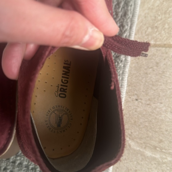 Clark’s desset boots suede unisex size 1.5 - Picture 7 of 9